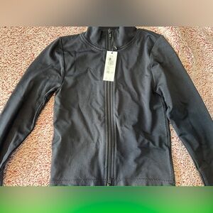 Garage Charcoal Zip-Up Jacket